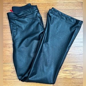 Spanx leather flare, size XL NWOT